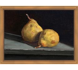 Pears Still Life Framed Canvas