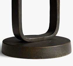 Open Box: Ace Round Metal Accent Table (12")