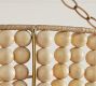 Bristol Wood Bead Chandelier (30")