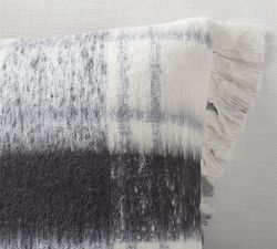 Dagny Plaid Mohair Pillow Cover