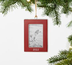 Dated Enamel Framed Ornaments