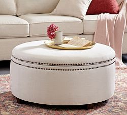 Tamsen Round Storage Ottoman