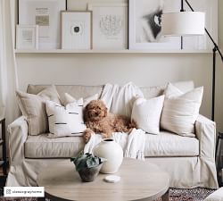 Buchanan Square Arm Slipcovered Sofa (78"&ndash;90")