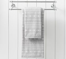Fair Isle Jacquard Towel