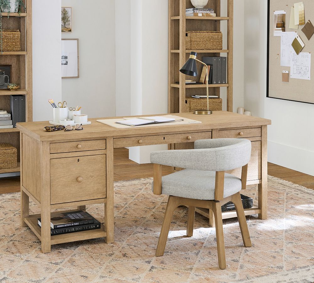 Farmhouse Executive Desk (70") by Pottery Barn