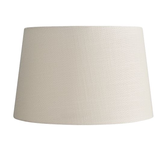 Gallery Textured Linen Tapered Lamp Shade