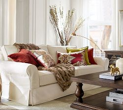 Inez Ikat Silk Printed Lumbar Pillow Cover