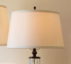 Silk Tapered Drum Lamp Shade (12"-16'')