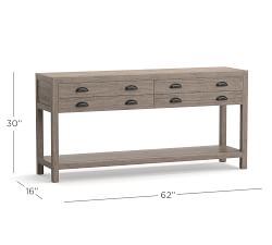 Architect's Reclaimed Wood Console Table