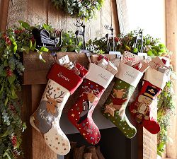 Crewel Stocking - Dasher