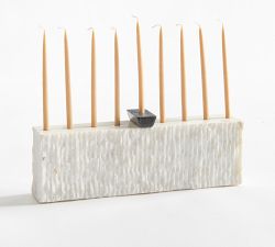 Handcrafted Marble Menorah