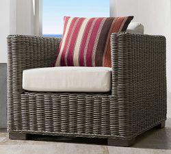 Jessa Textured Striped Outdoor Pillow