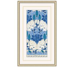 Nouvea Floral Pattern Framed Prints