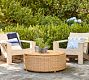 Westport Wicker Round Storage Outdoor Coffee Table (36")