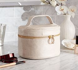 Shimmer Canvas Train Case