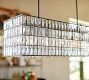 Adeline Crystal Rectangular Chandelier (37"-50")
