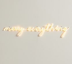 Merry Everything LED Sign