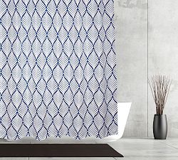 Open Box: Coste Shower Curtain, 72" - Blue