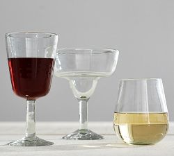 Santino Handcrafted Recycled Margarita Glasses