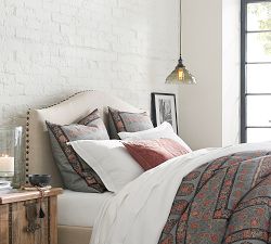 Vintage Glass Cord Pendant (9"-11")