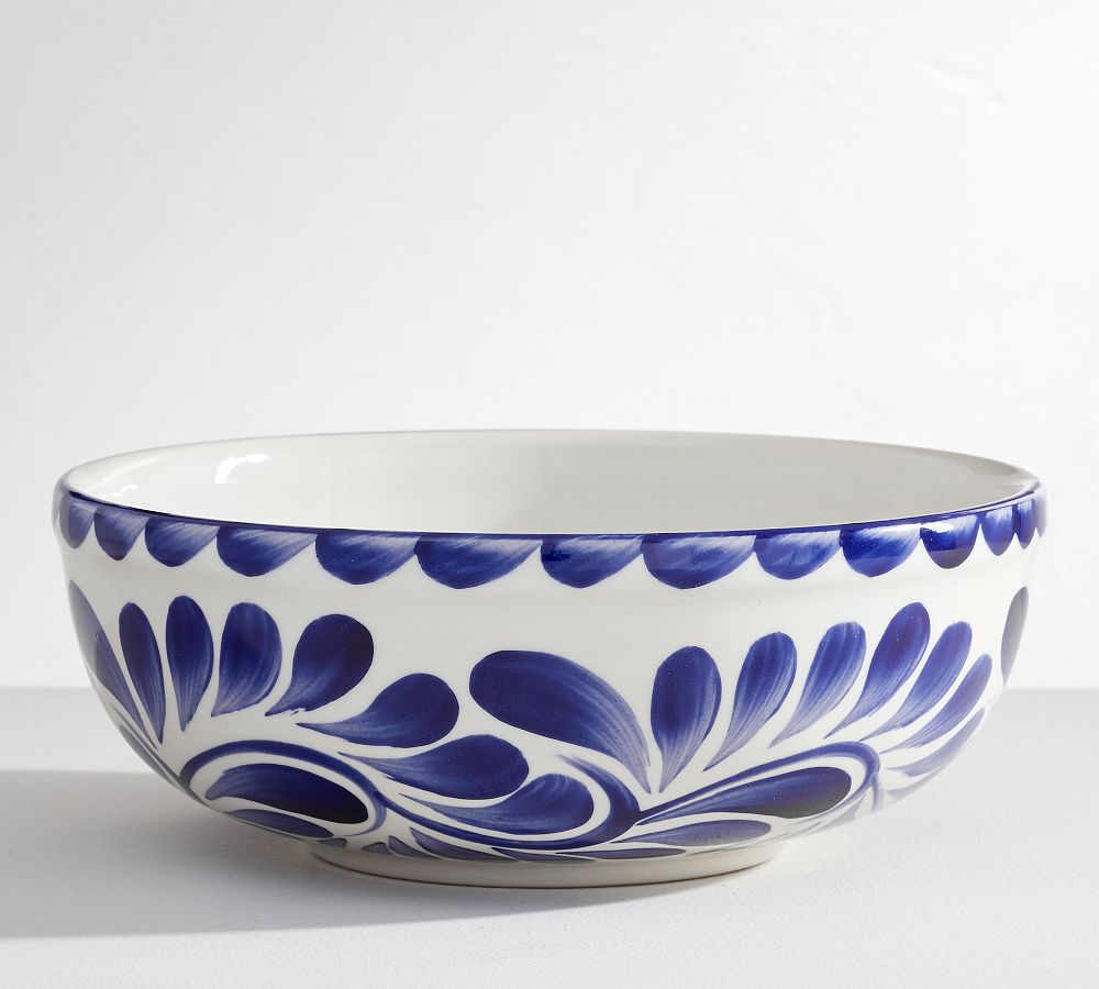 Puebla Porcelain Pasta Bowls - Set of 4 by Pottery Barn