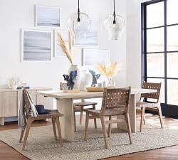 Artisan Hand Painted Terracotta Vase Collection - Blue