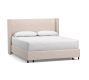 Elliot Shelter Upholstered Footboard Storage Platform Bed