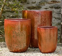 Kira Glazed Terracotta Planters