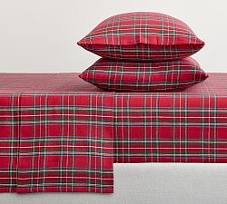 Open Box: Stewart Plaid Flannel Sheet Set, Cal. King