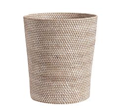 Open Box: Tava Handwoven Rattan Wastebasket