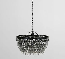 Ordman Crystal Round Chandelier (28")