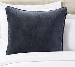 Washed Velvet Fringe Sham