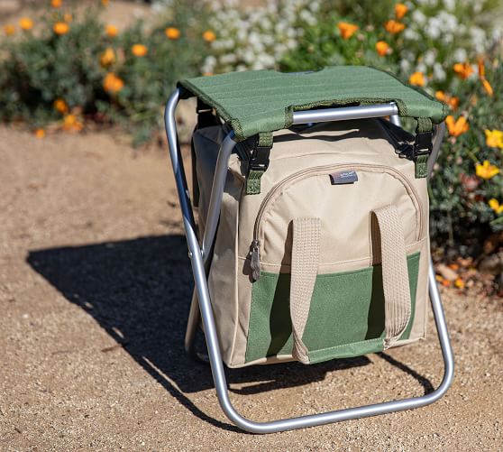 Foldable Gardening Seat with Tools & Detachable Tote - Thumbnail 4