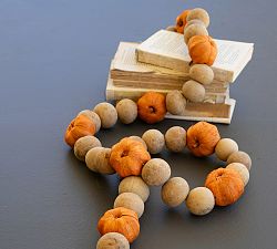 Handcrafted Pumpkin &amp; Gourd Garland