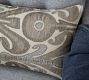 Kenmare Ikat Embroidered Lumbar Pillow Cover