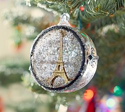 Paris Orb Glass Ornament