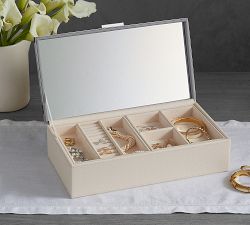 Pixley Leather Large Jewelry Box