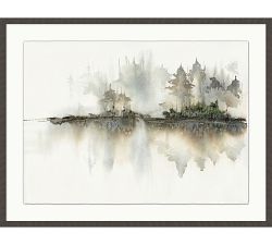 Quietside Pines Framed Print