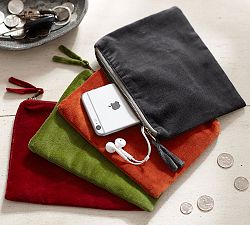 Union Street Velvet Pouches