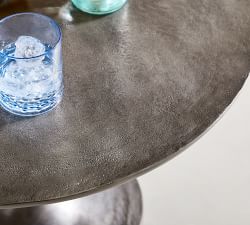 Belize Metal Round Coffee Table (20"-28")