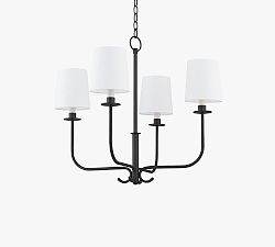 Barker Round Metal Chandlier (26"-36")