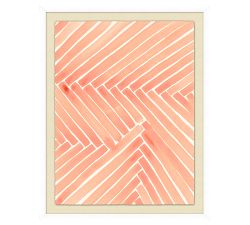 Blush Lines Paper Print