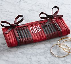 Buffalo Check Jewelry Roll