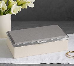 Pixley Leather Large Jewelry Box