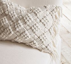 Sydnney Macrame Lumbar Pillow Cover