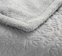 Medallion Cotton Heated Blanket