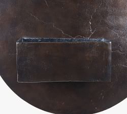 Tall Antique Rust Wall Planters