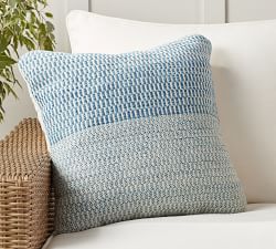 Coastal Horizon Blue Outdoor Pillow Set