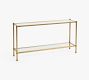 Everson Glass Console Table (58.5")