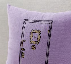 Friends Apartment Door Pillow